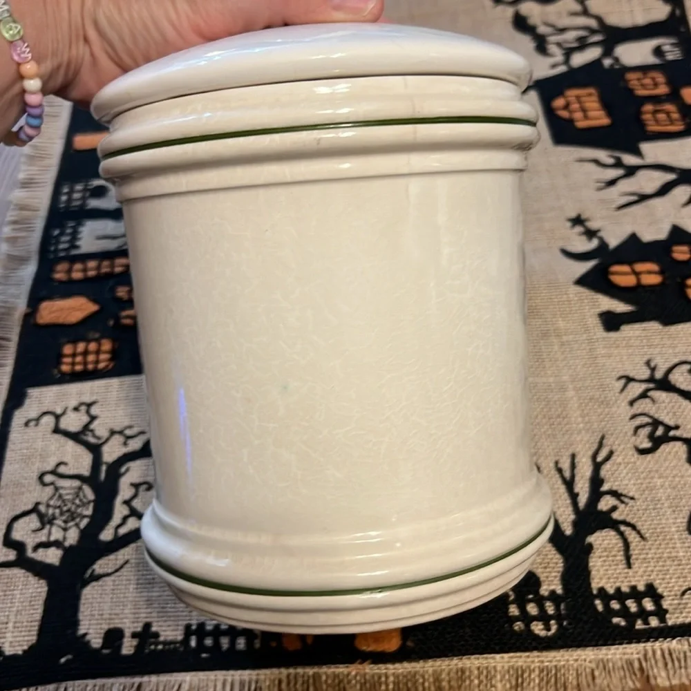 Vintage strawberry canister